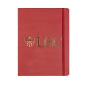 USC Trojans Cardinal Shield XL Ruled Custom Moleskine Notebook